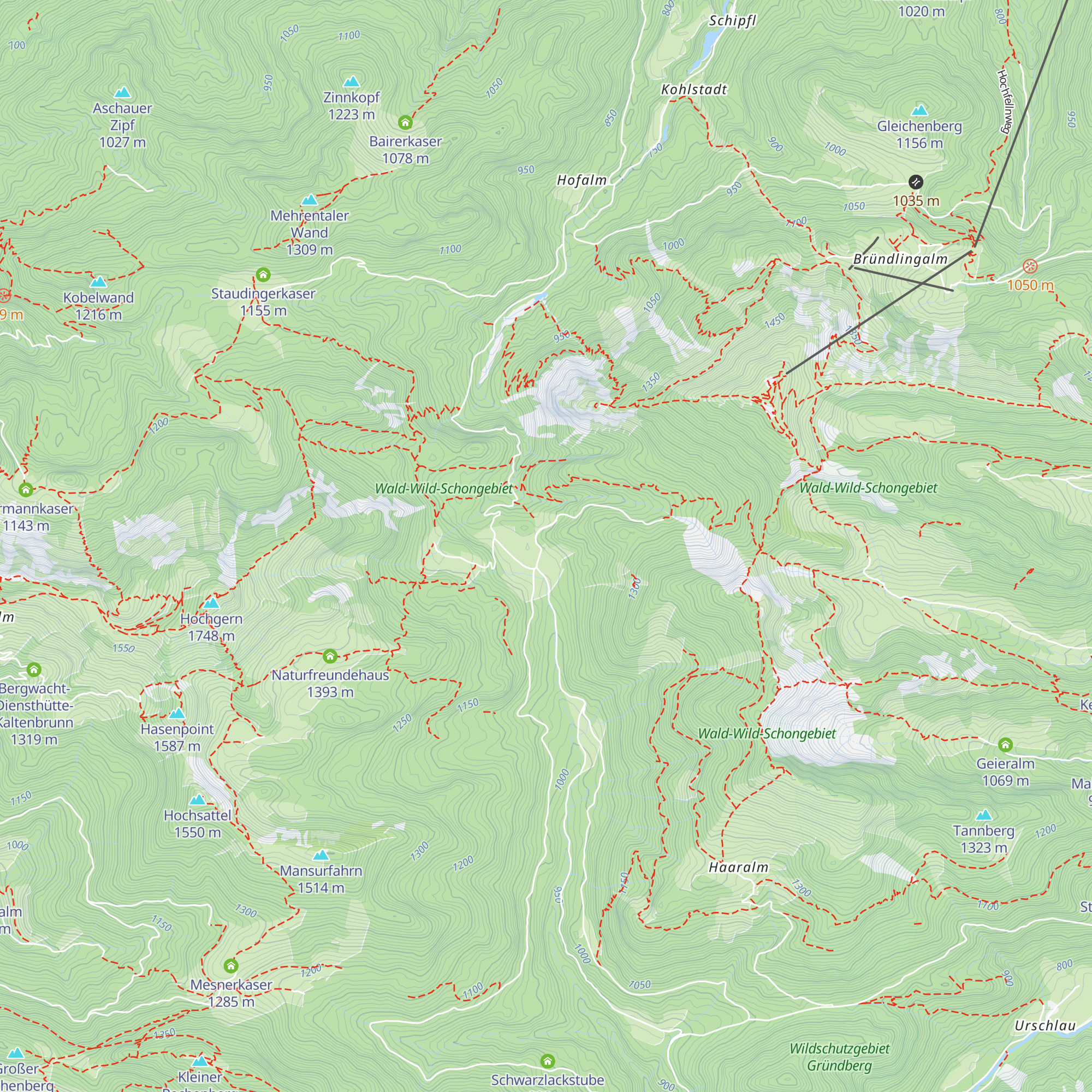 Eschelmoos Diensthütte map