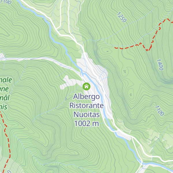 Map of Albergo Ristorante Nuoitas