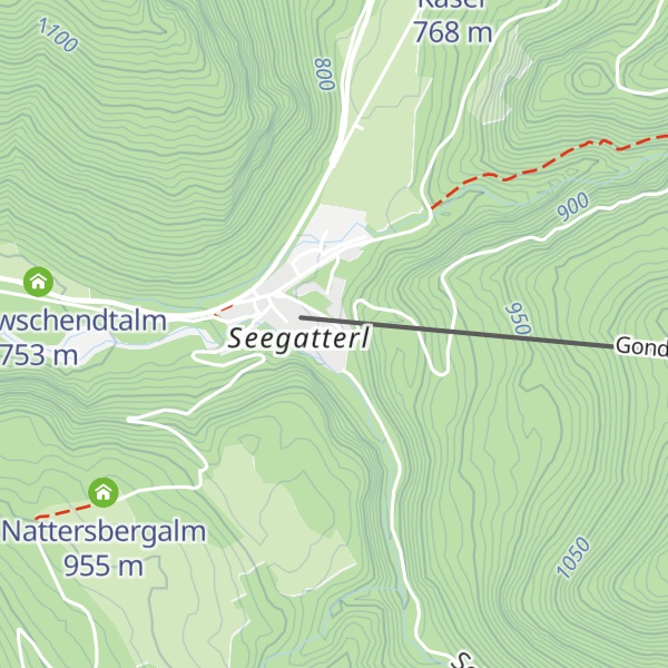 Map of Seegatterl Alm