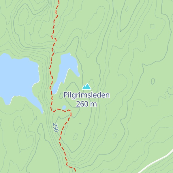 Map of Pilgrimsleden
