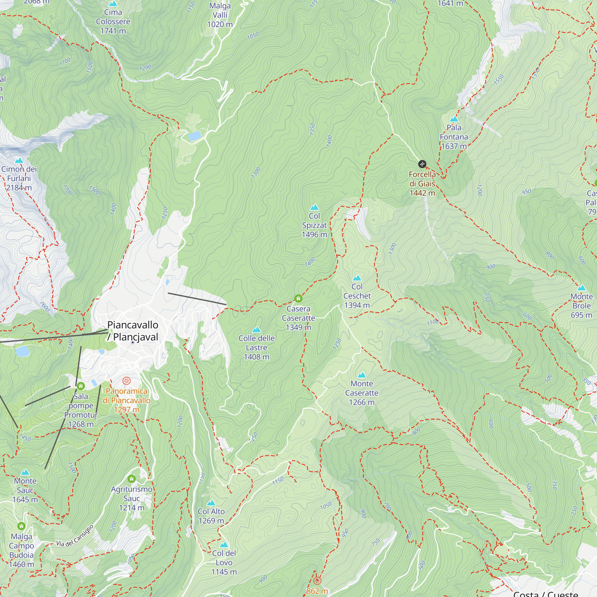 Casera Caseratte map