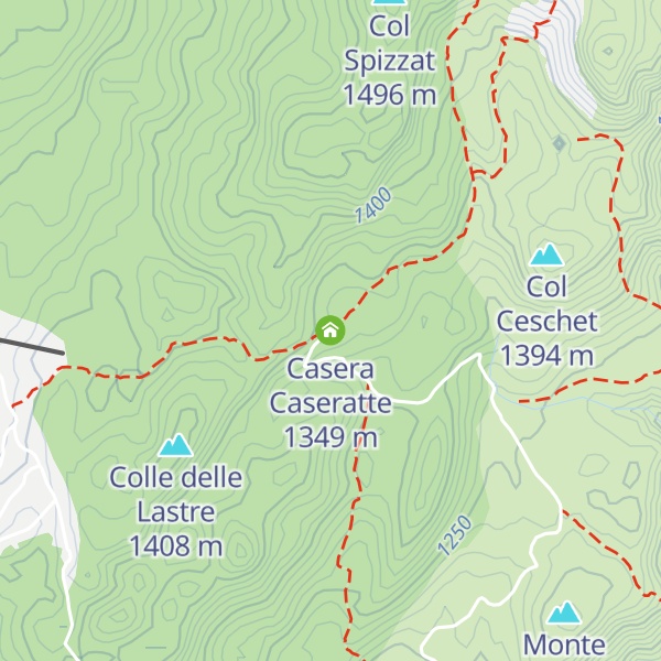 Map of Casera Caseratte
