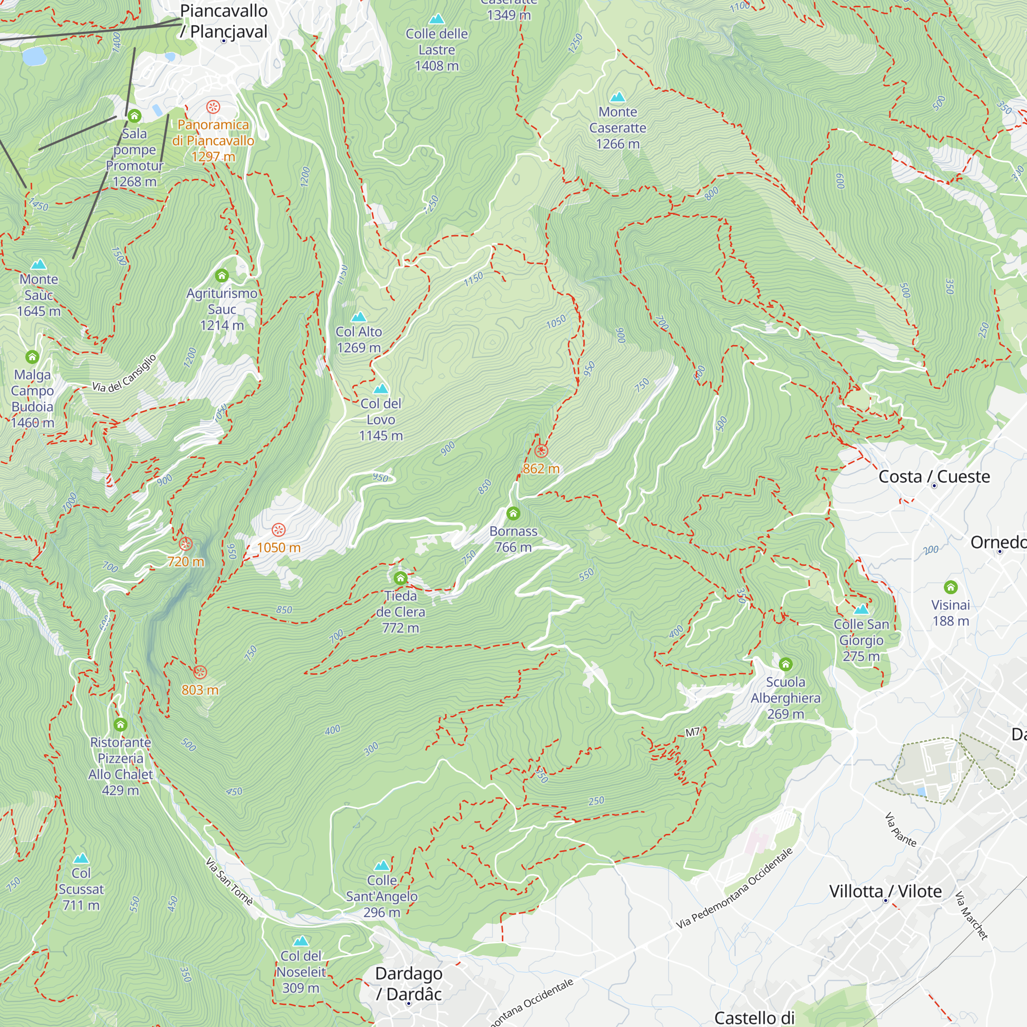 Bornass map