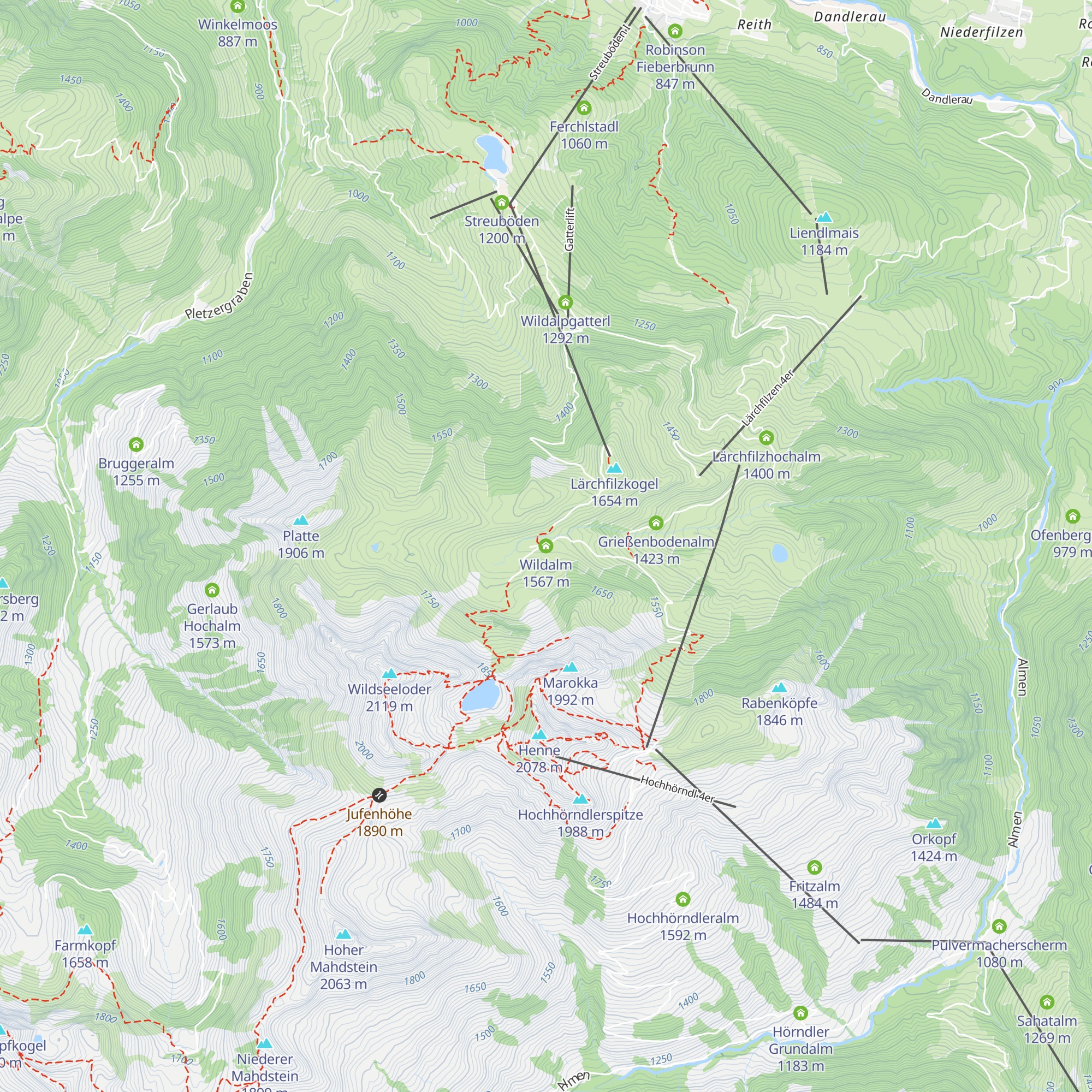 Wildalm map