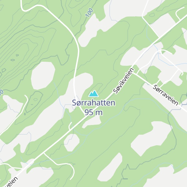 Map of Sørrahatten