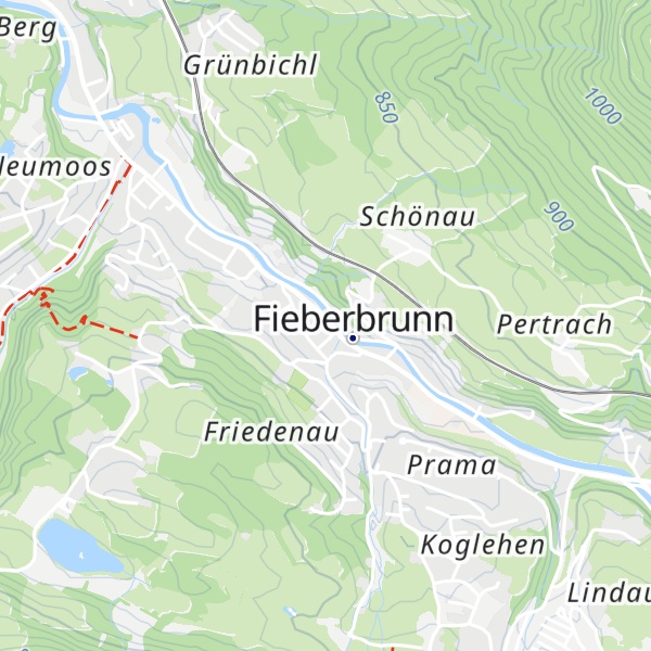 Map of Infobüro Fieberbrunn