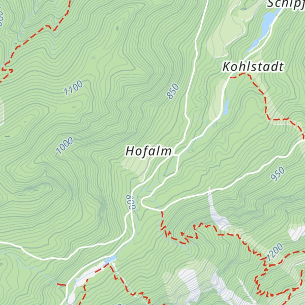 Map of Hofalm--