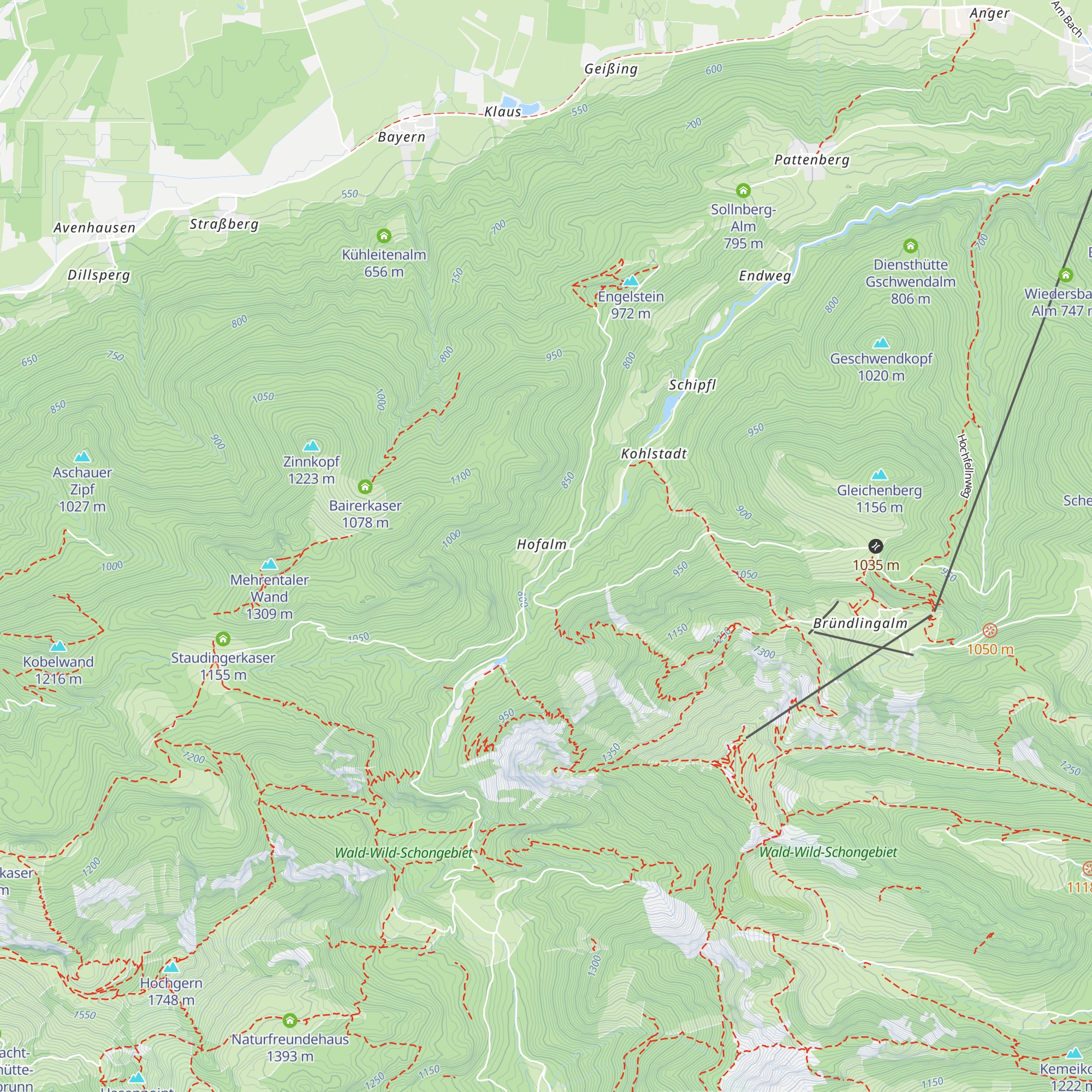 Hofalm-- map