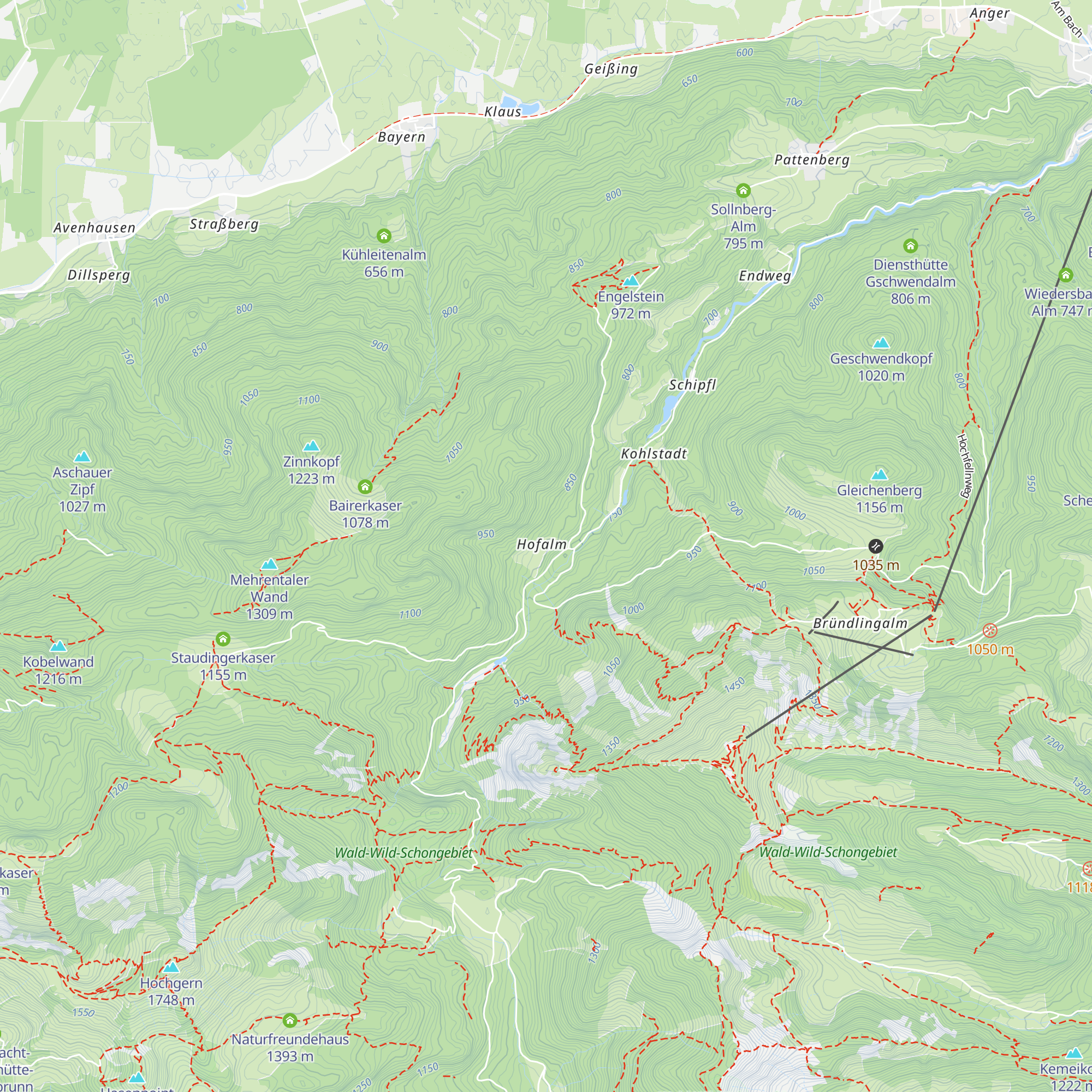 Hofalm-- map