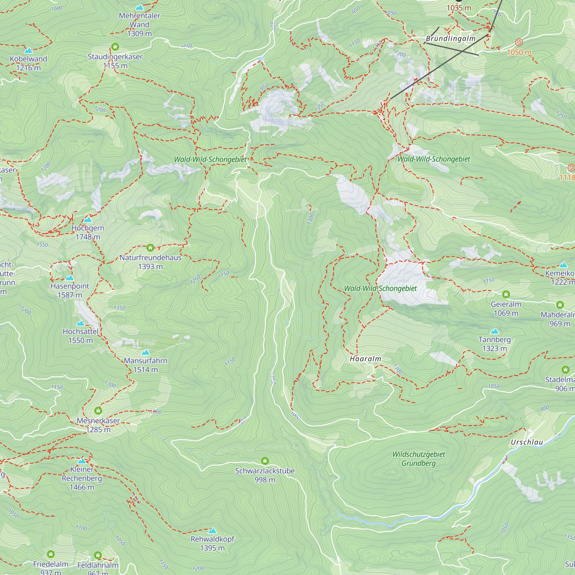 Eschelmoosalm map