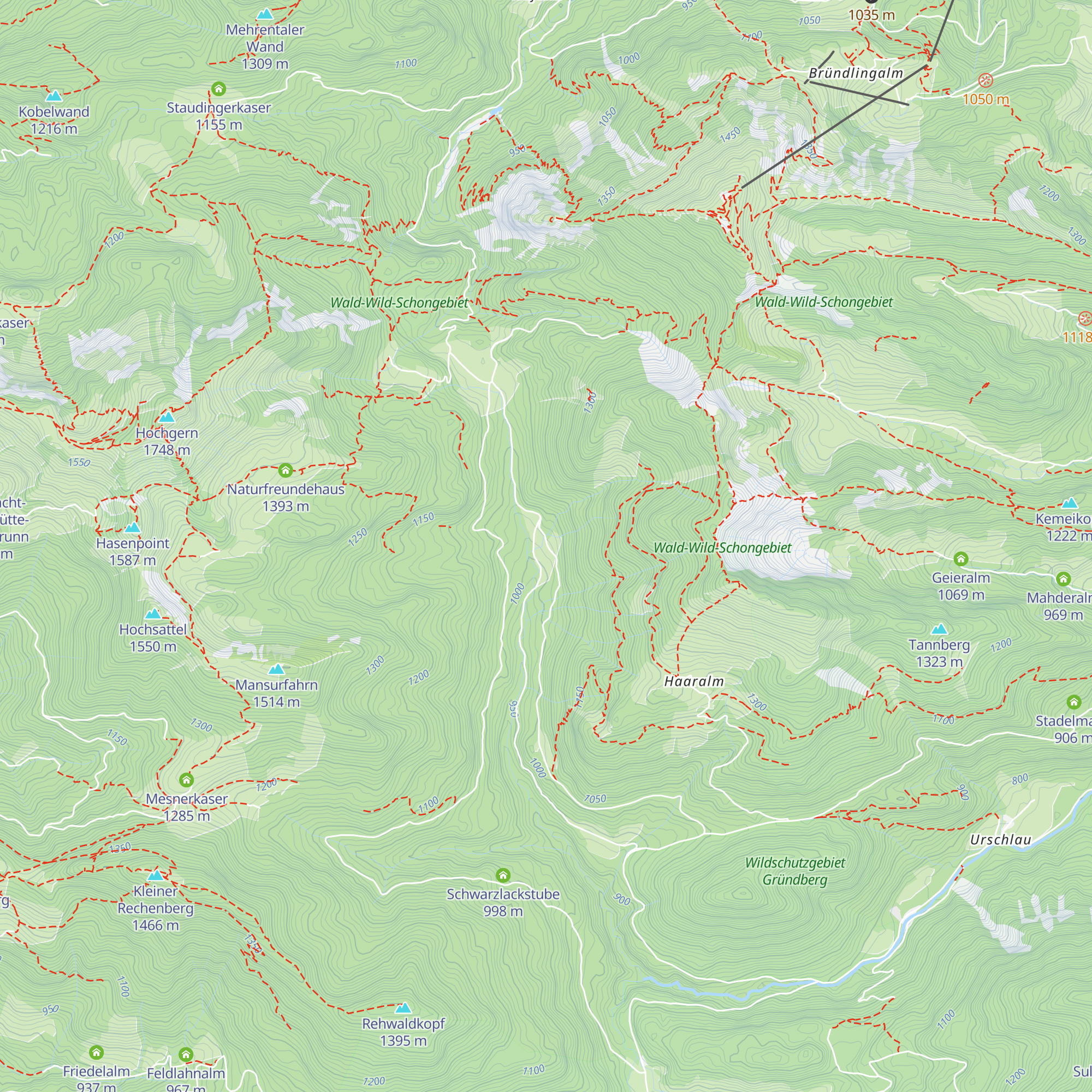 Eschelmoosalm map