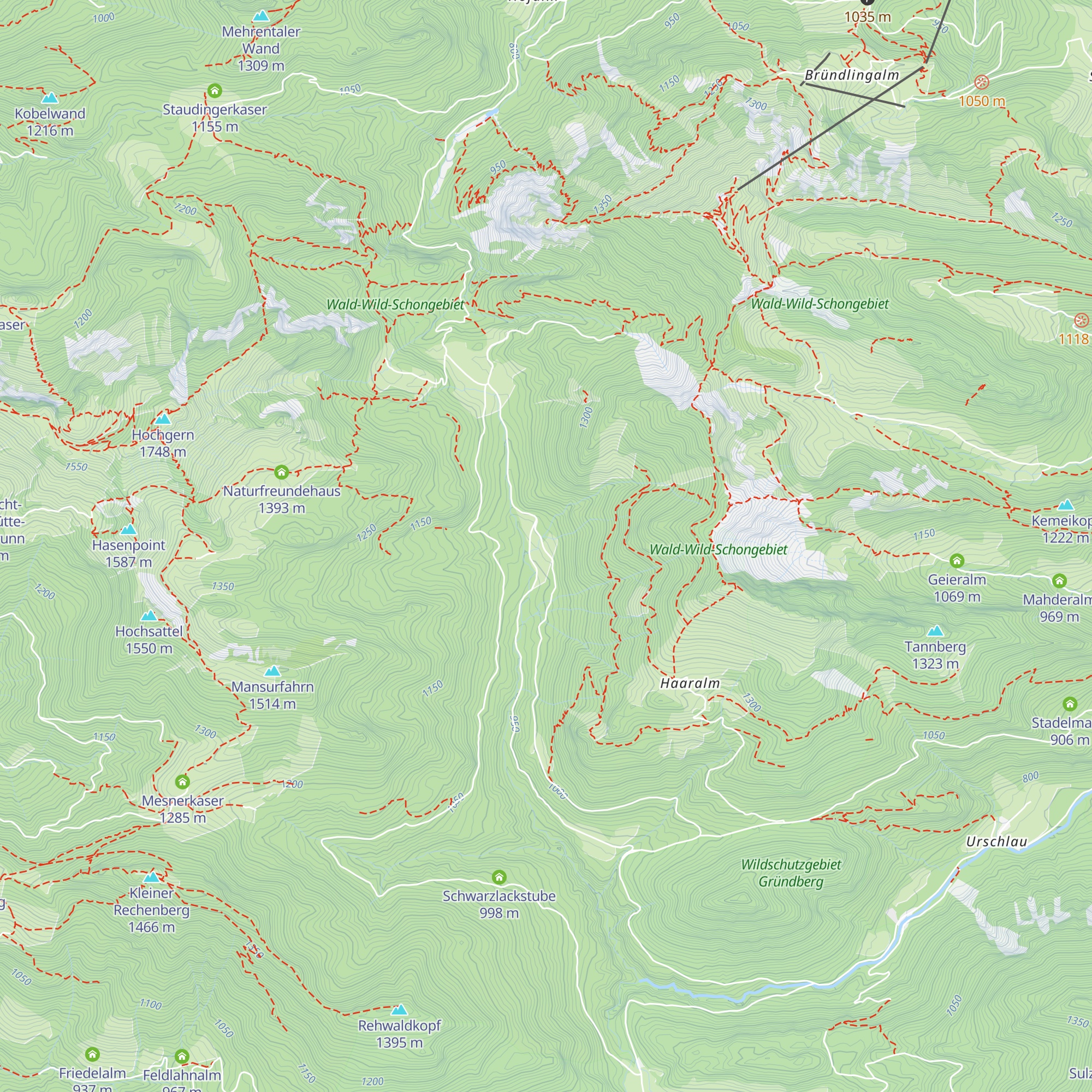 Kaiseralm map