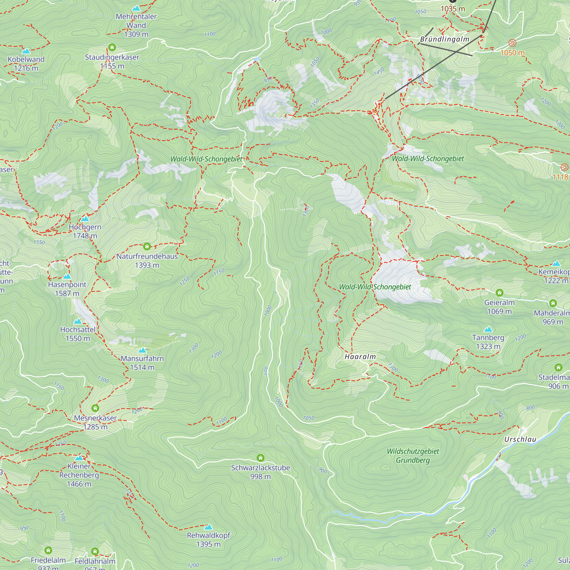 Kaiseralm map