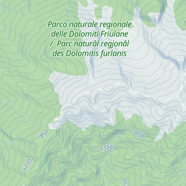 Map of Pale di Cione