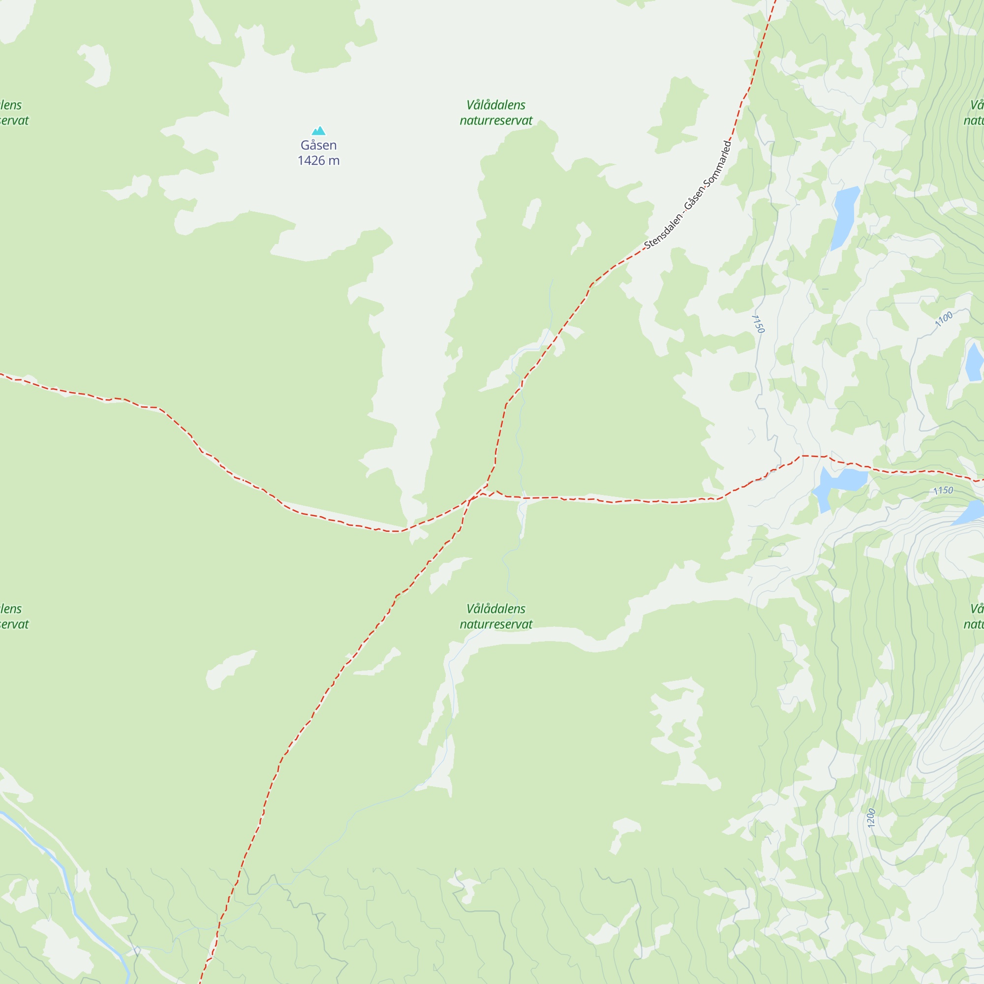 Gåsen (old) map