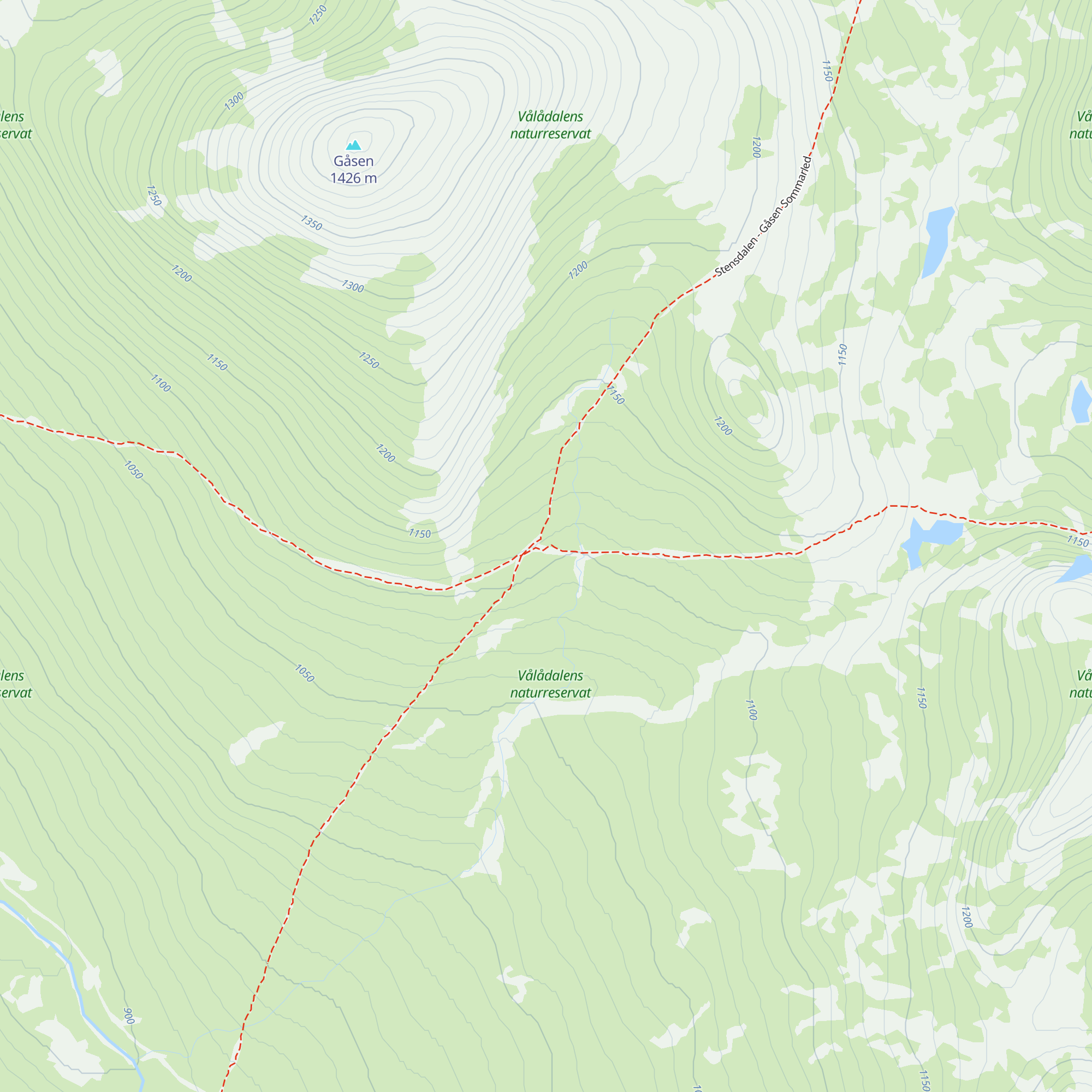 Gåsen (old) map