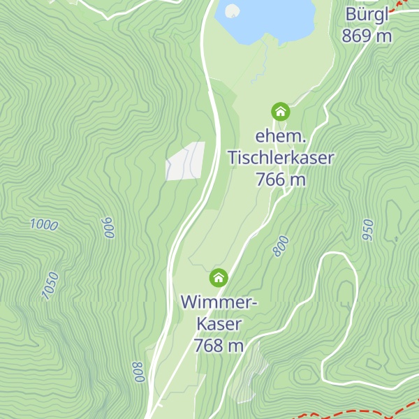 Map of Sachenbacher Alm