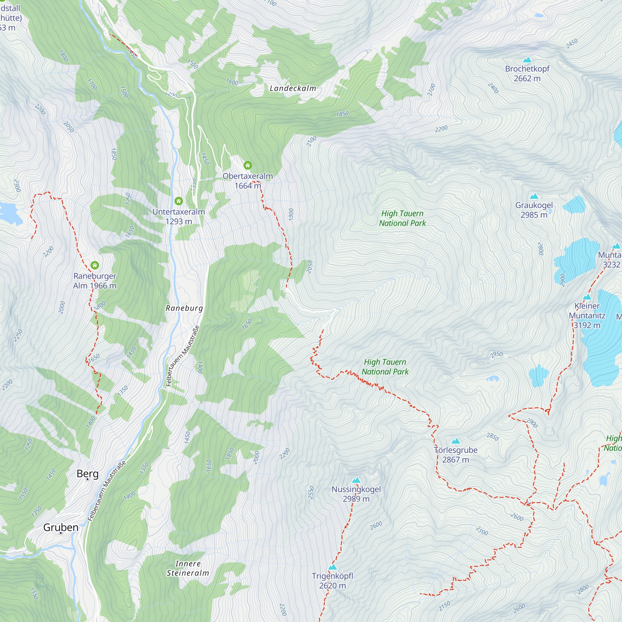 Kessleralm map