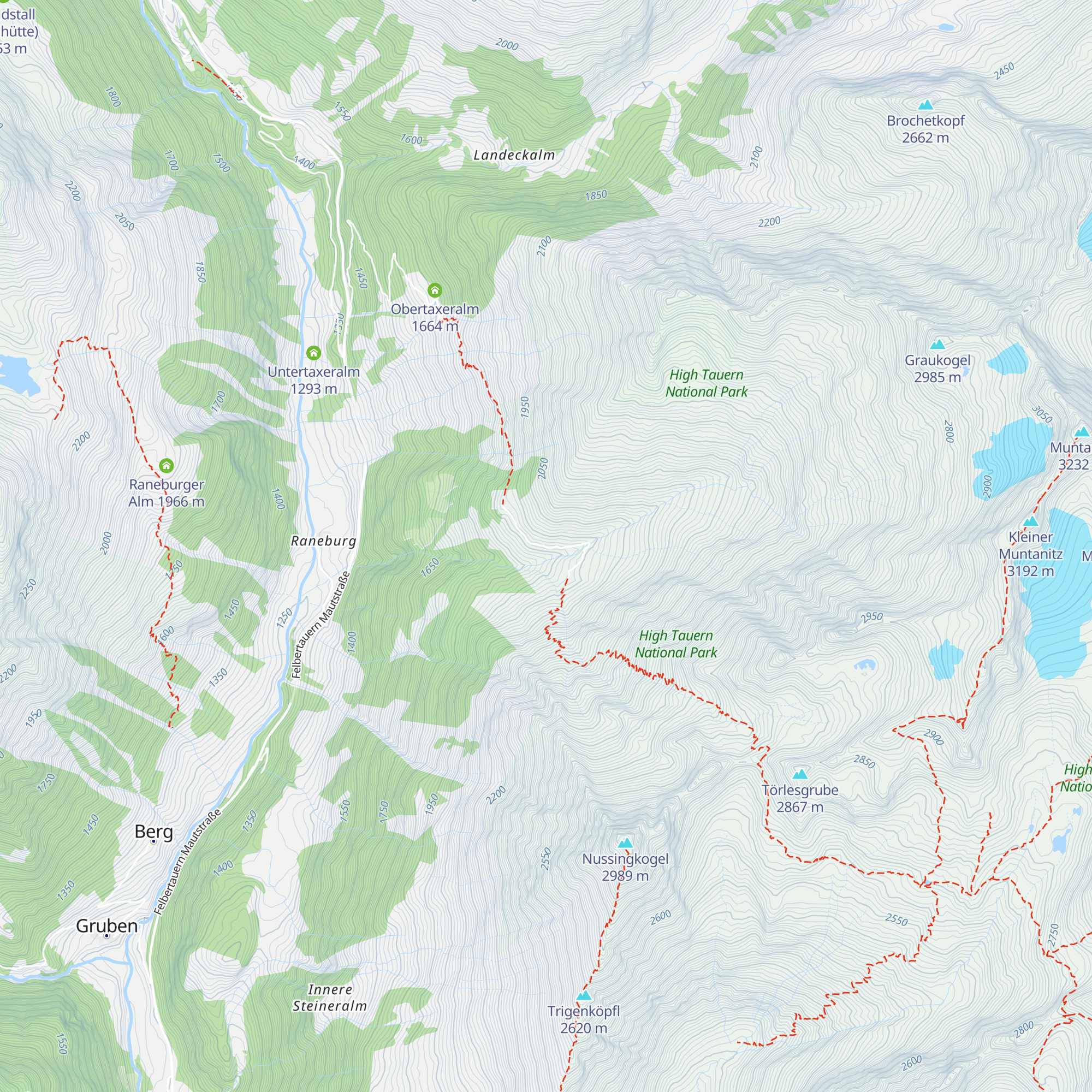 Kessleralm map