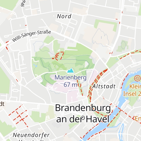 Map of Marienberg