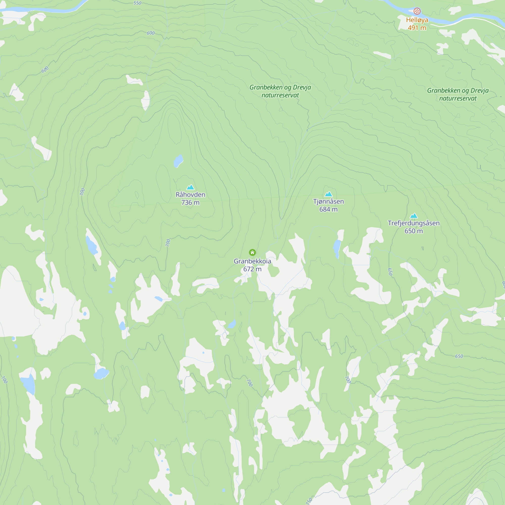 Granbekkoia map