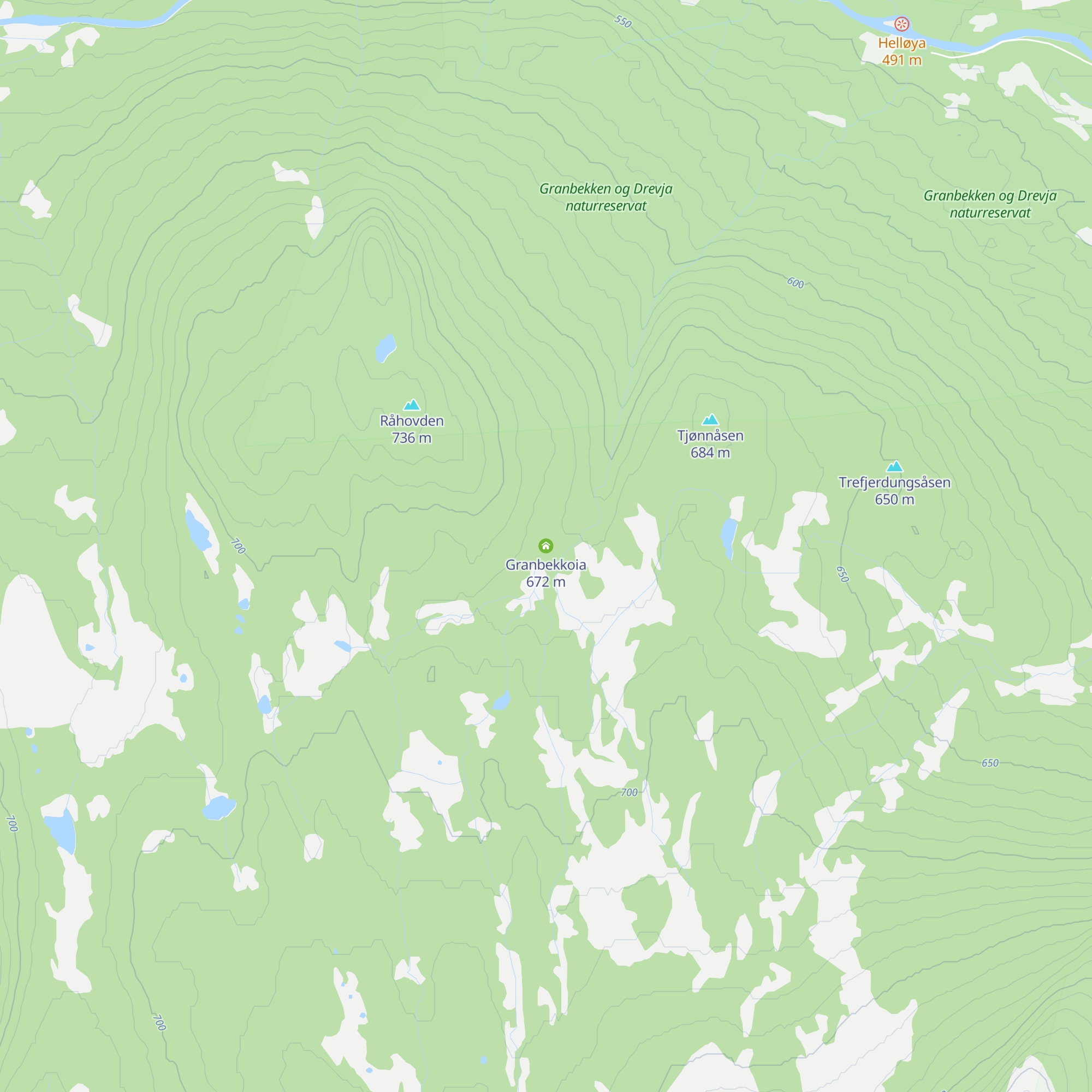 Granbekkoia map