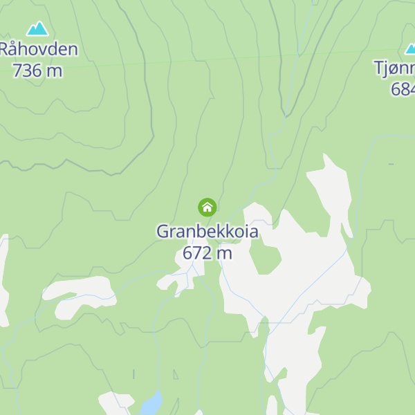 Map of Granbekkoia