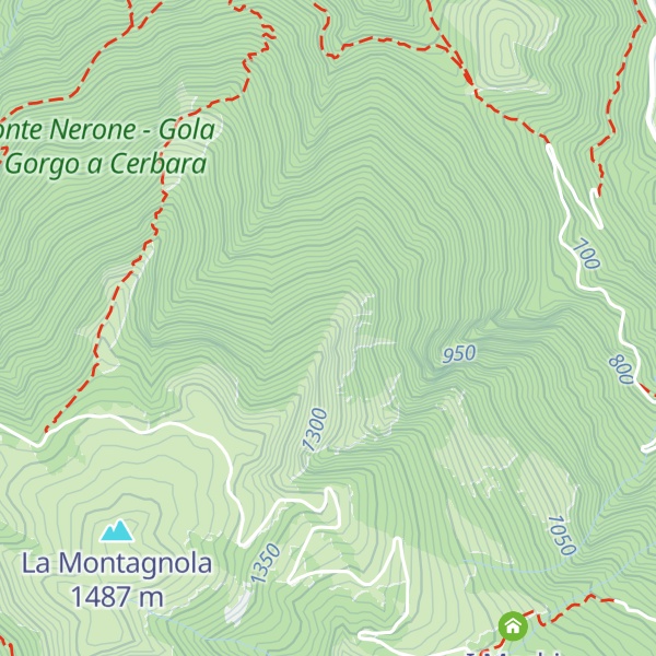 Map of Monte Sodello