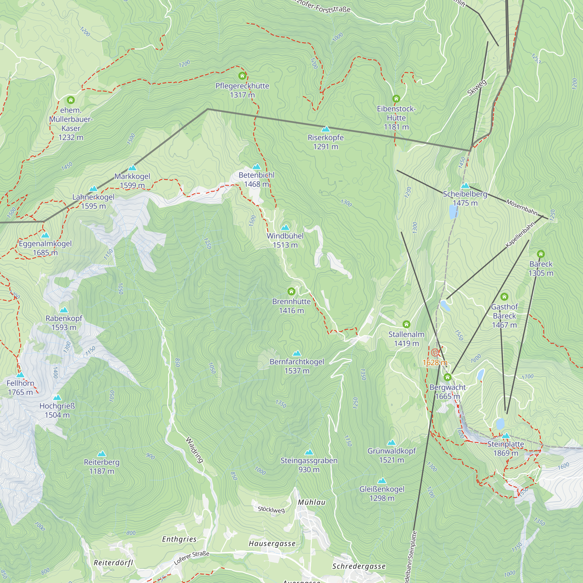 Brennhütte map