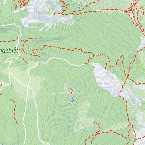 Map of Hinterrötlwand Diensthütte