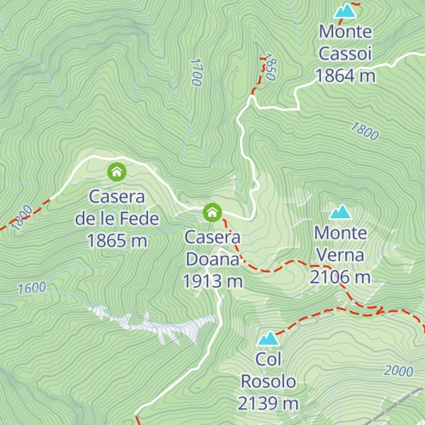Map of Casera Doana
