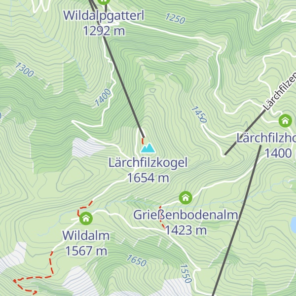 Map of Lärchfilzkogel