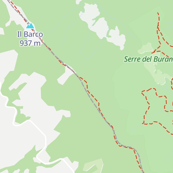 Map of Pian della Serra