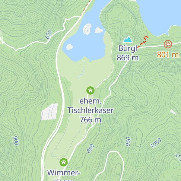 Map of ehem. Tischlerkaser