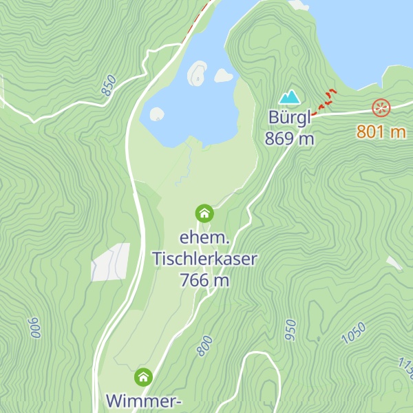 Map of ehem. Neuhauser-Kaser