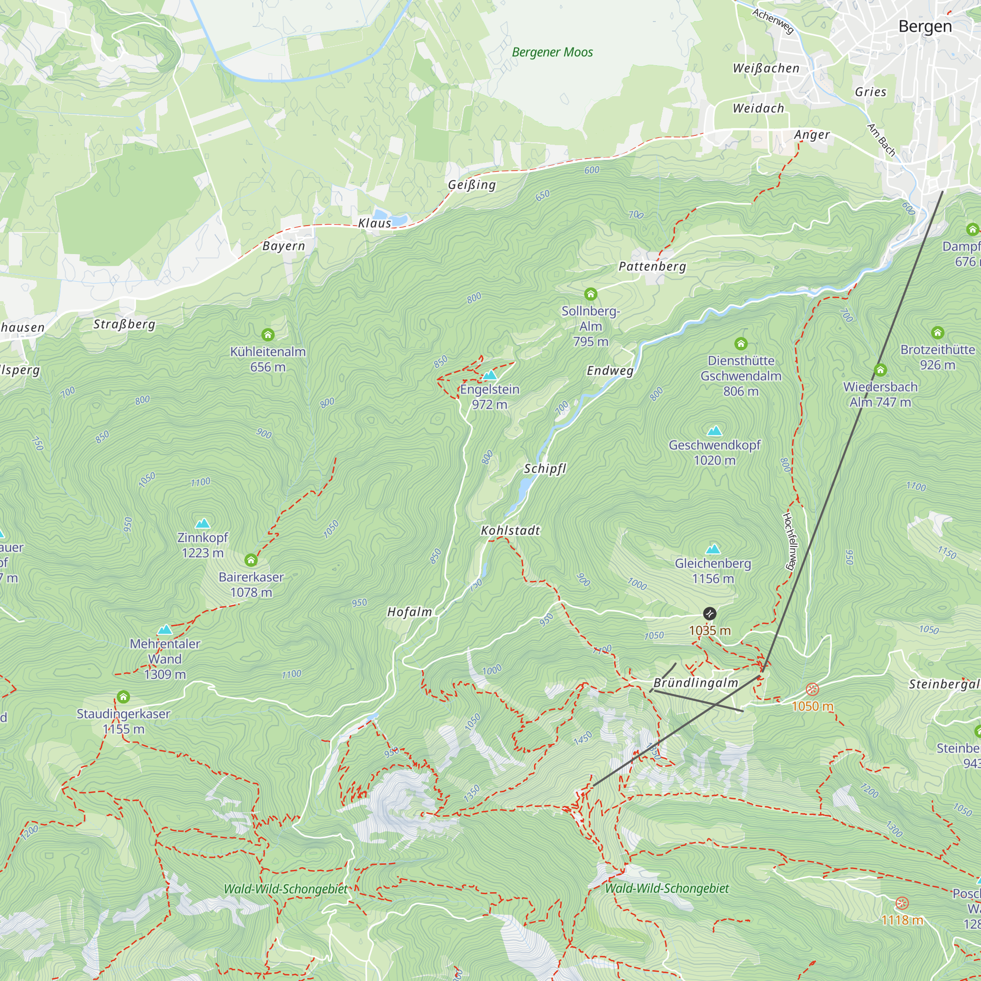 Sommerau-Alm map