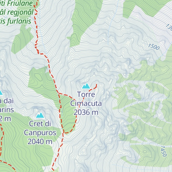 Map of Torre Cimacuta