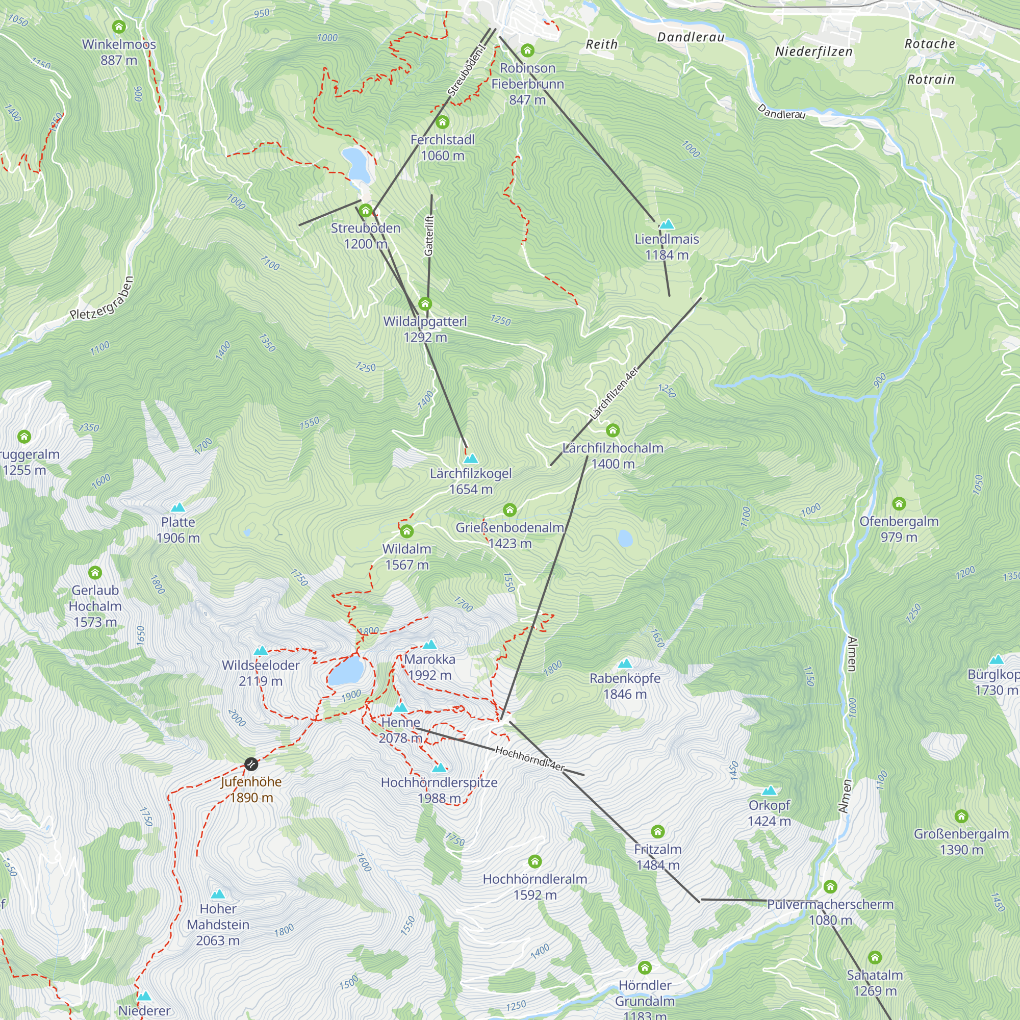 Grießenbodenalm map