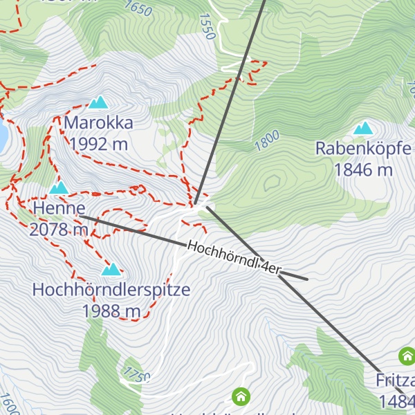 Map of Reckmoos Süd