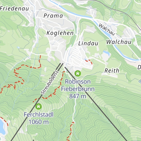 Map of Enzianhütte