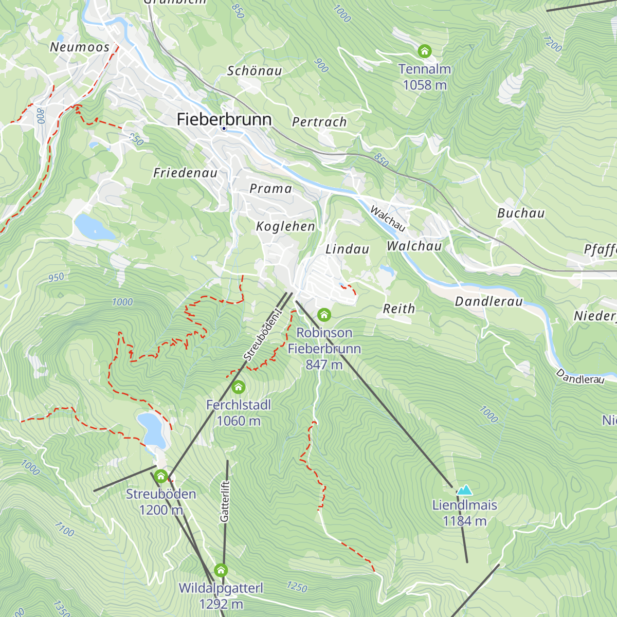 Enzianhütte map