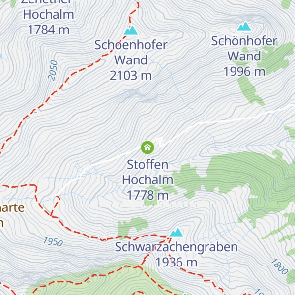 Map of Stoffen Hochalm