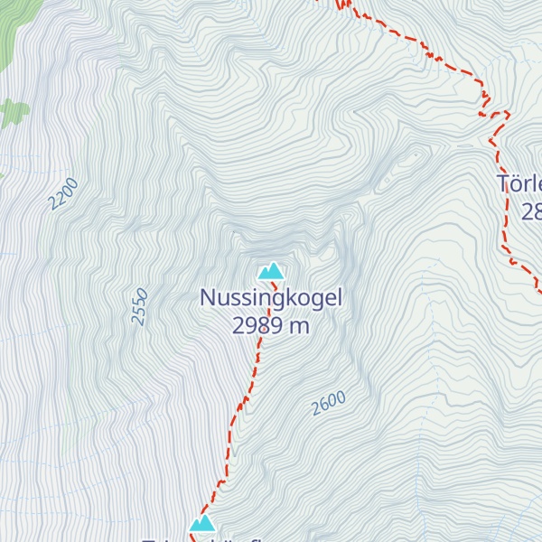 Map of Nussingkogel