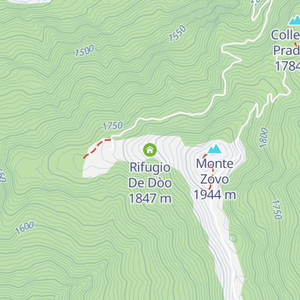 Map of Rifugio De Dòo
