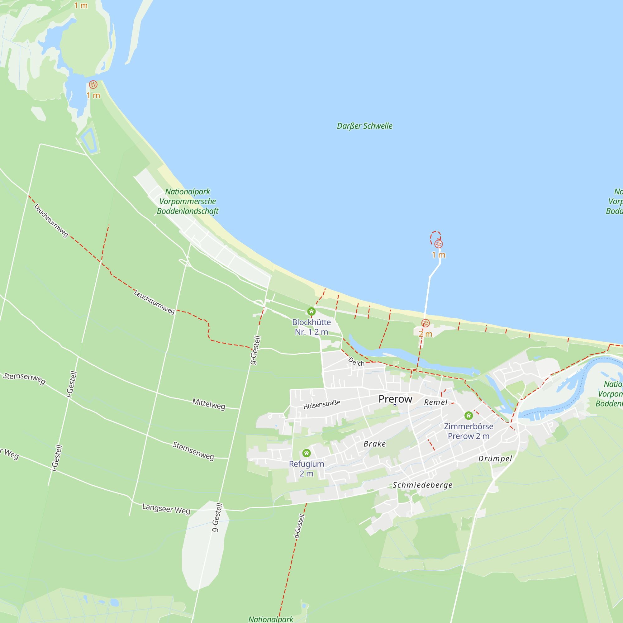 Blockhütte Nr. 1 map