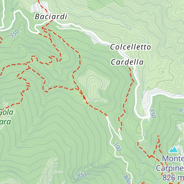 Map of Il Monticello