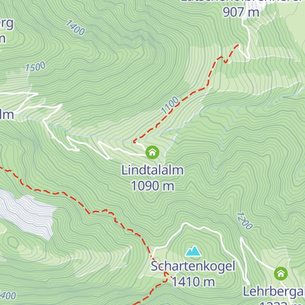 Map of Lindtalalm
