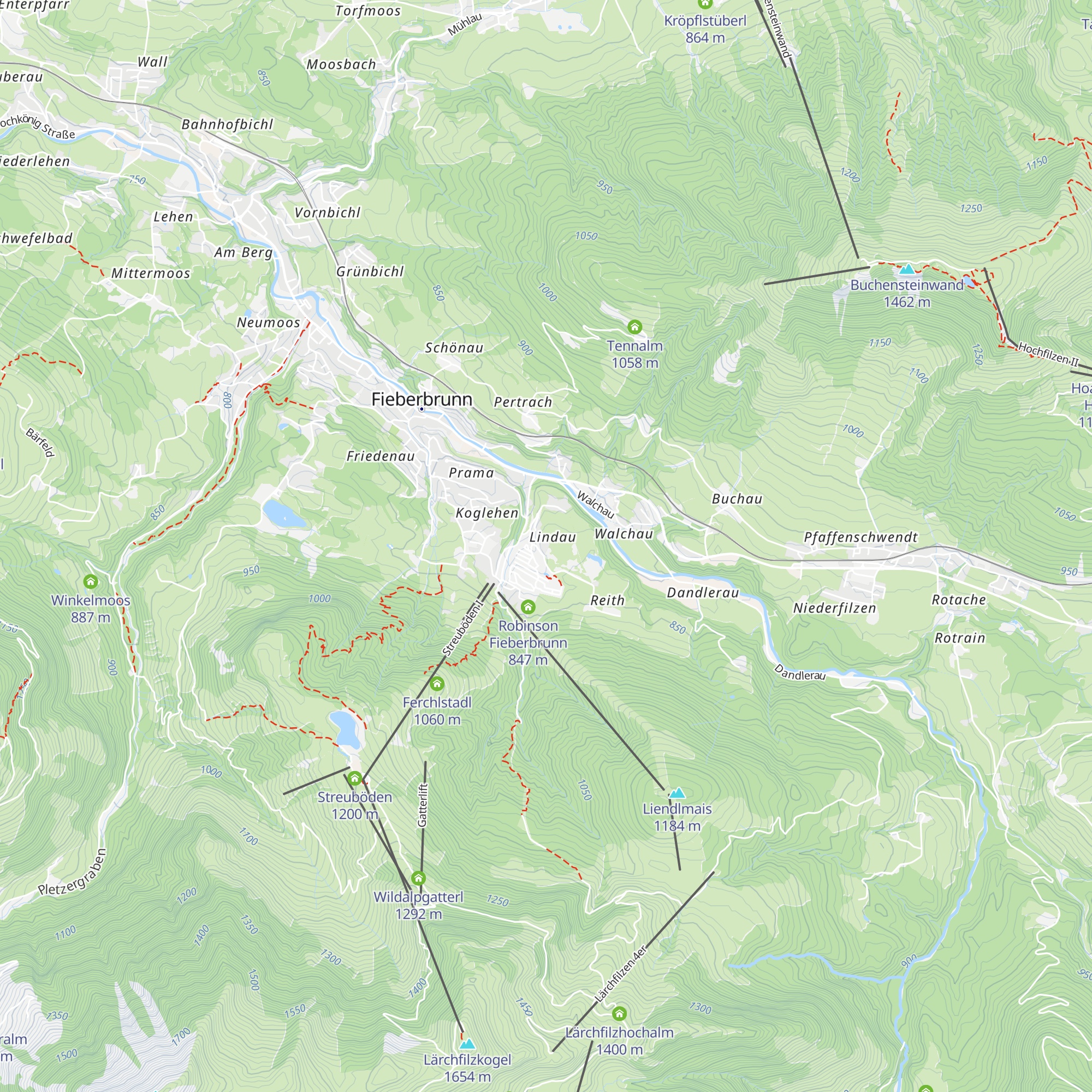 Capanna map