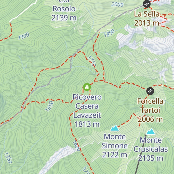 Map of Ricovero Casera Lavazeit