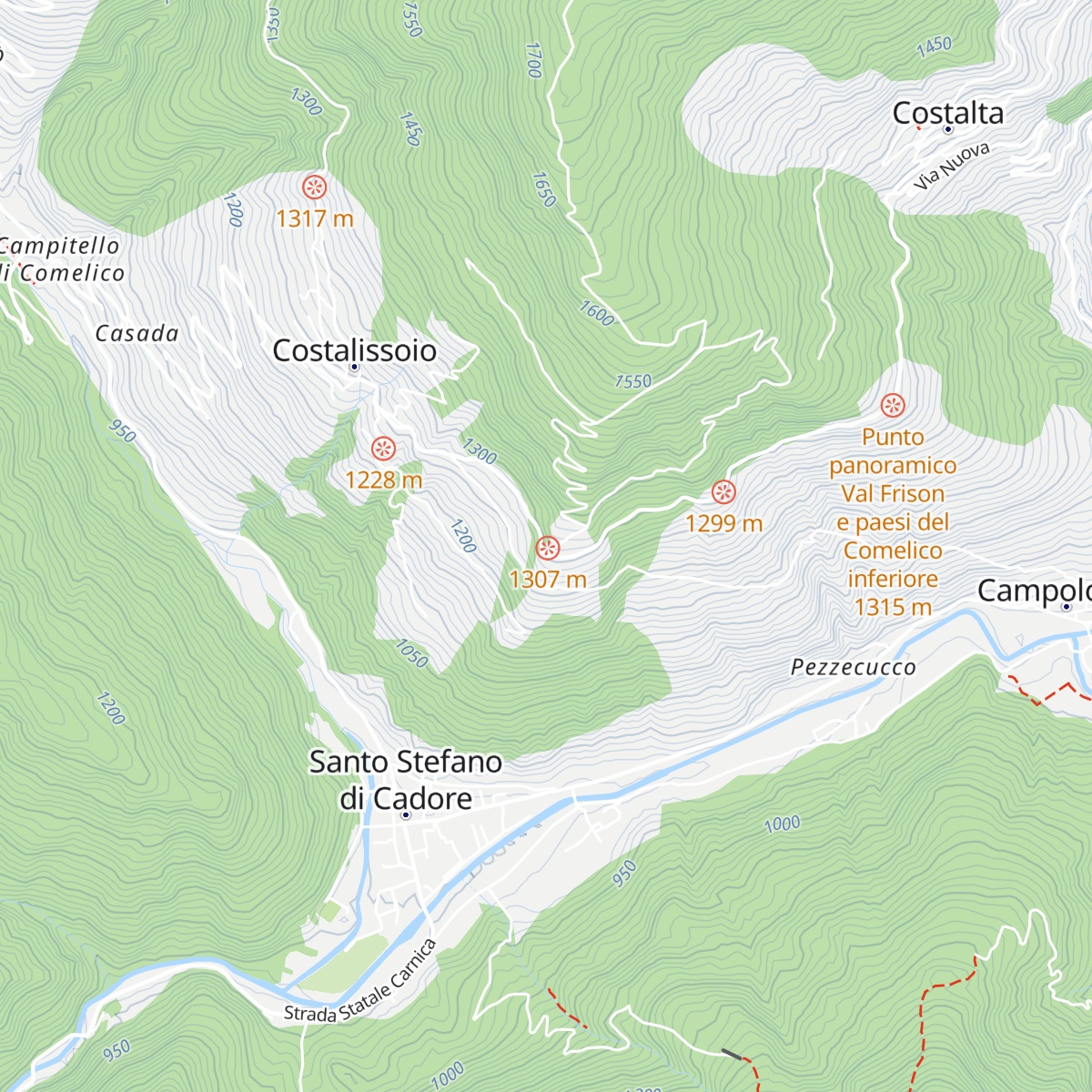 Locanda La Baita map